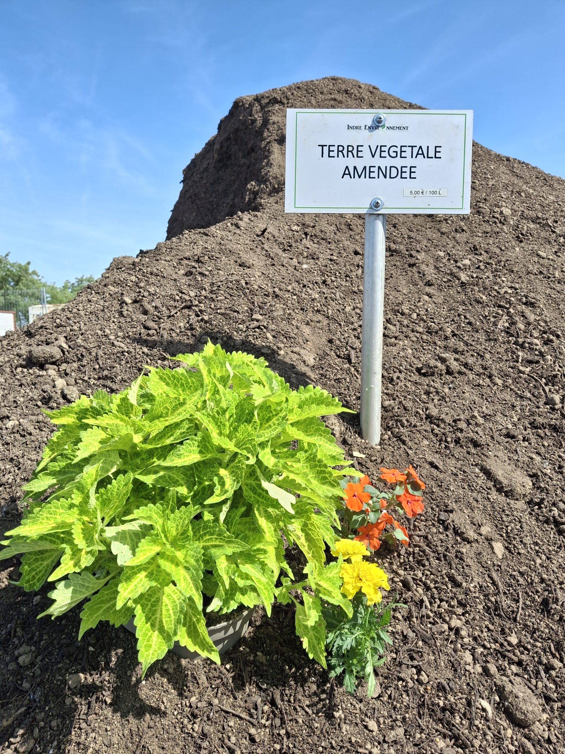 Terre végétale amendée criblée